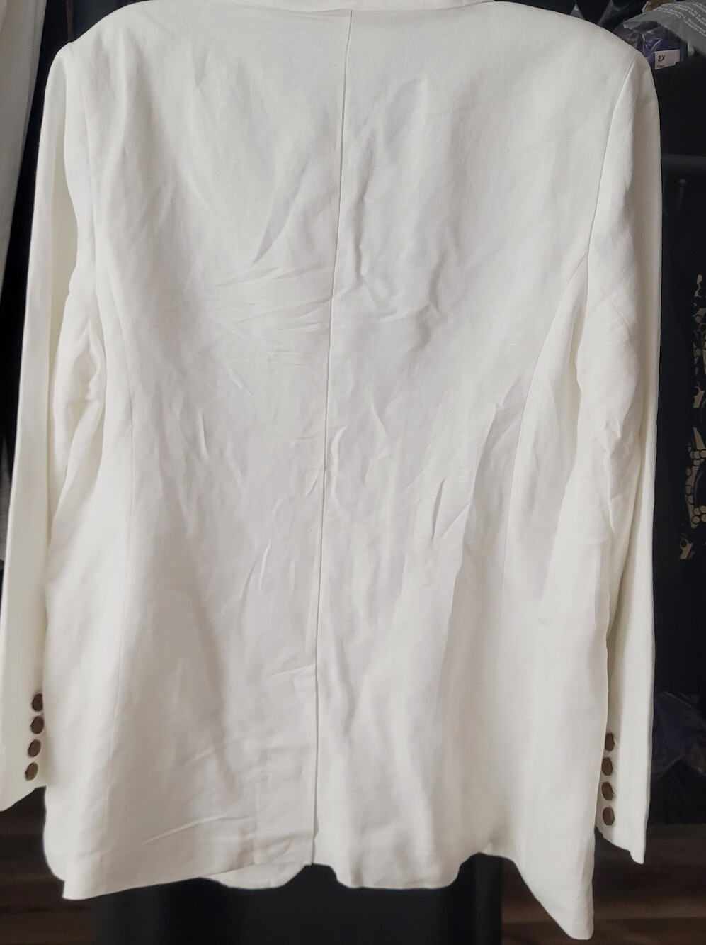Liz Claiborne White Men's Dress Shirt - Classic Tailored Fit